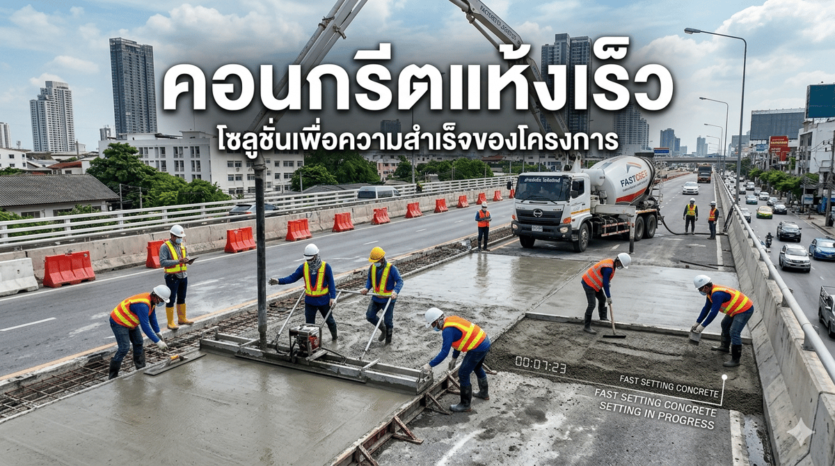 คอนกรีตแข็งตัวเร็ว 