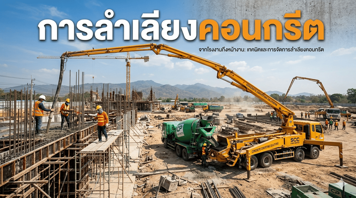 การลำเลียงคอนกรีต