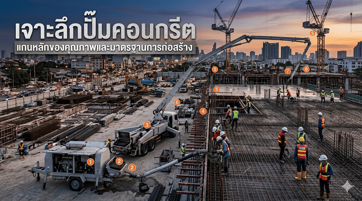 เจาะลึกปั๊มคอนกรีต