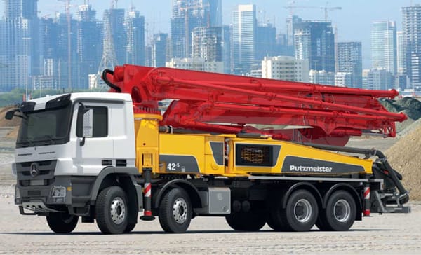 42 truck mounted concrete pump 1